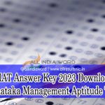 KMAT Solution Key 2023 Download