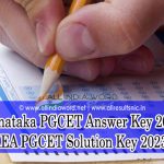 Karnataka PGCET Solution Key 2023 Download