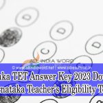 Karnataka TET Solution Key 2023