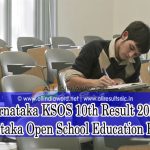 Karnataka Open School Secondary Results 2023